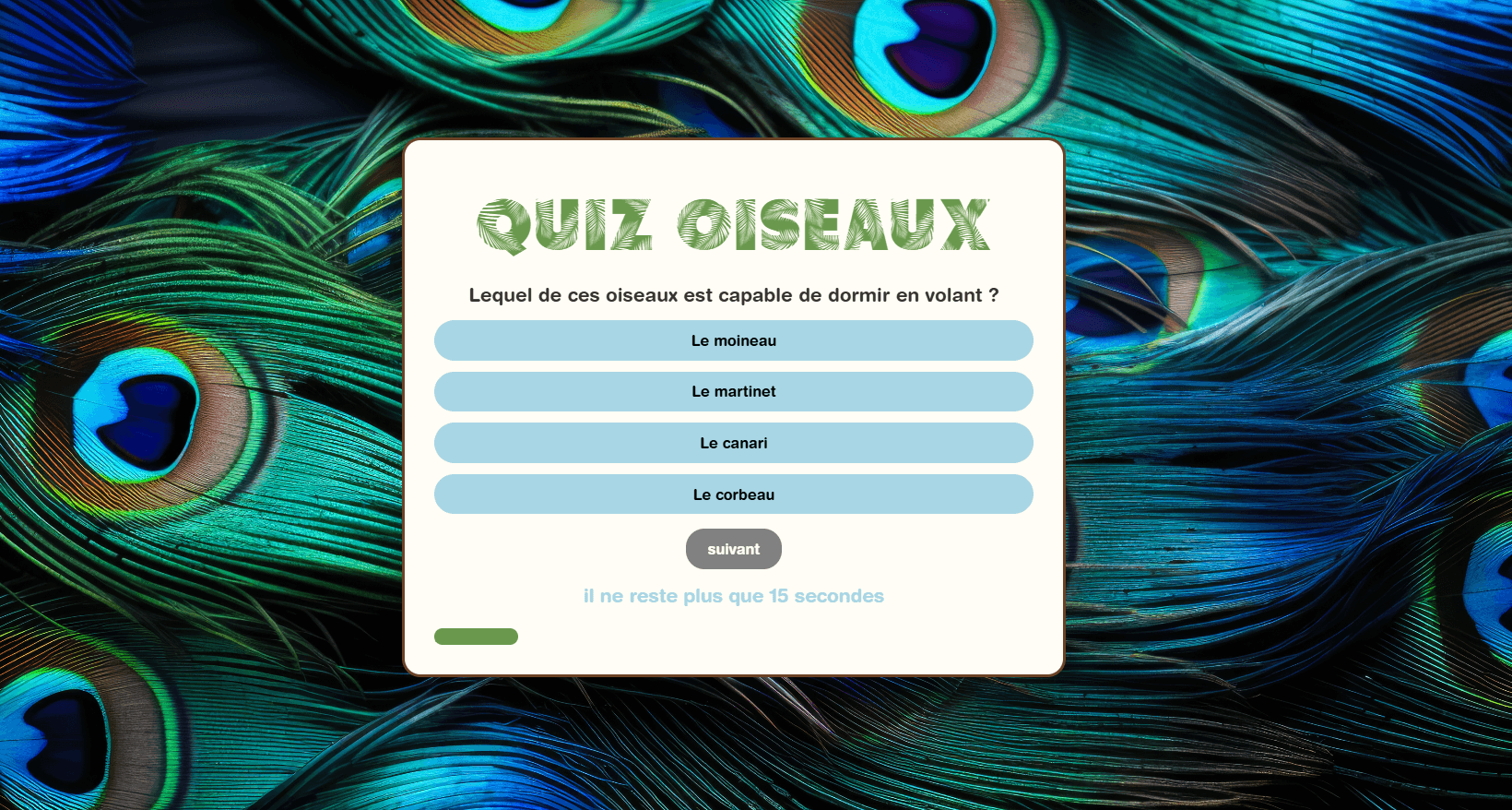 Quiz - Image précédente